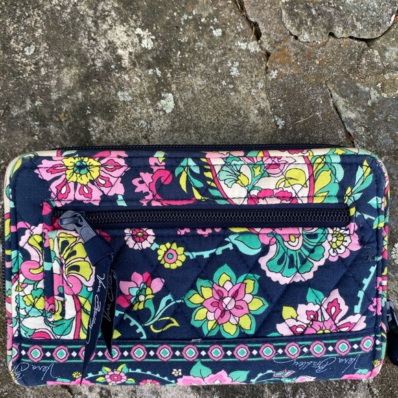 Vera Bradley, large wallet, pedal Paisley - Picture 8 of 11